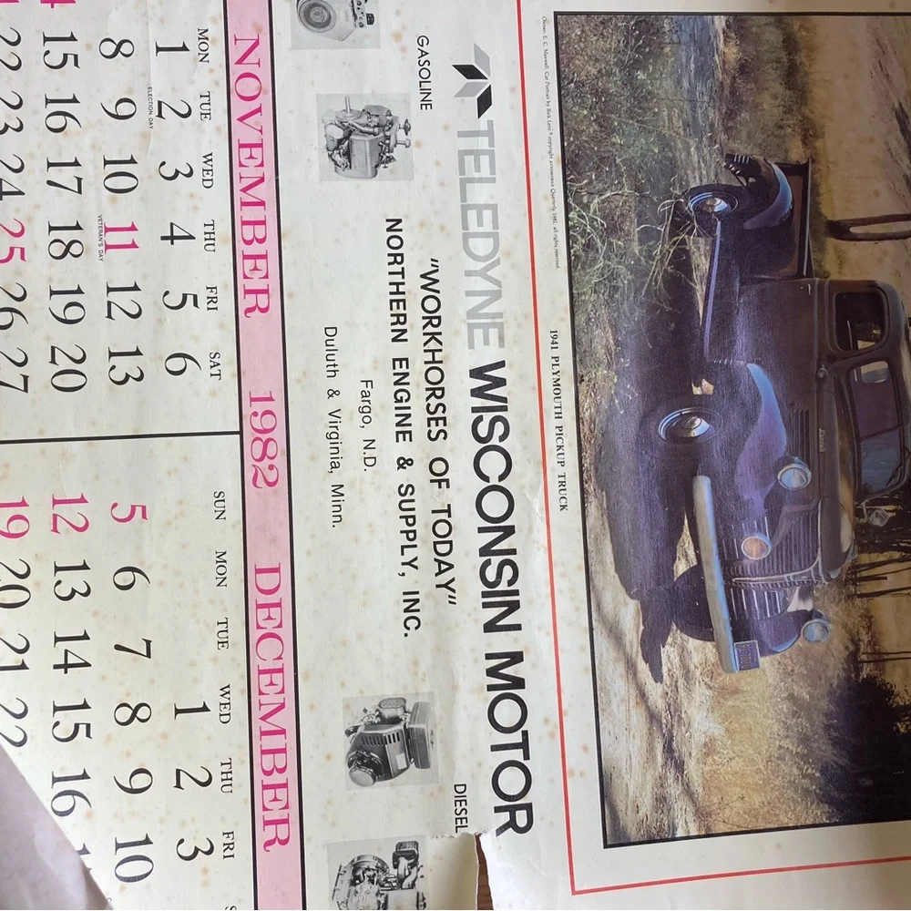 Vintage Calendar